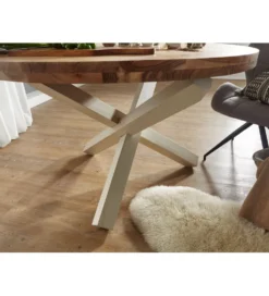 Stół BOHA 120 cm drewno akacja