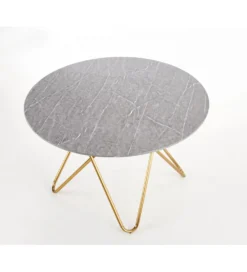Stół Bonello 120 cm w optyce szarego marmuru