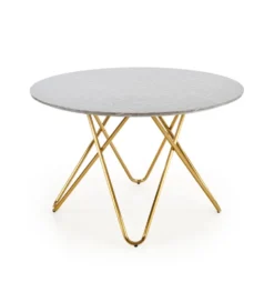 Stół Bonello 120 cm w optyce szarego marmuru