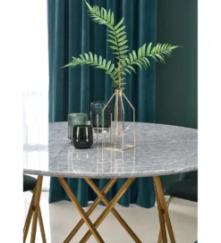Stół Bonello 120 cm w optyce szarego marmuru