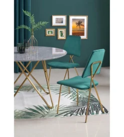 Stół Bonello 120 cm w optyce szarego marmuru
