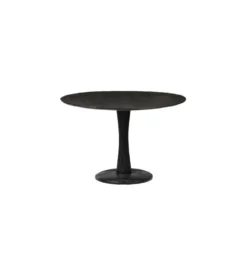 Stół BRAX Vivan 120 cm drewno mango czarny