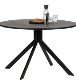 Stół BRUNO 120 cm czarny