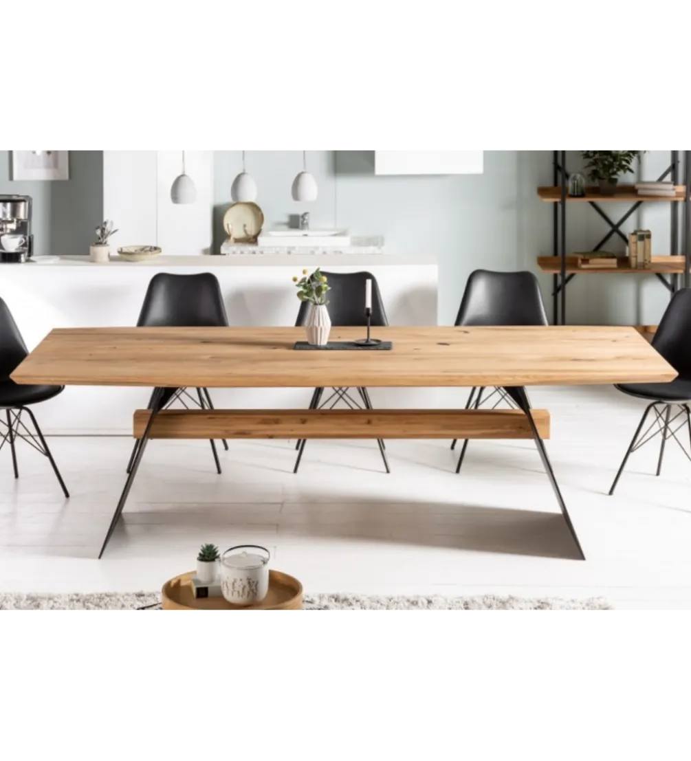 Stół CHALLLENGER 240 cm drewno dąb dziki