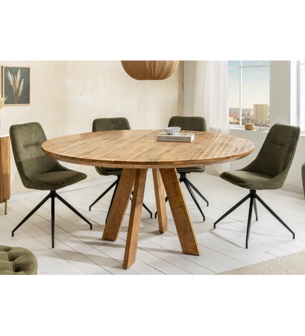 Stół Craft ART WOOD 120 cm drewno mango naturalny