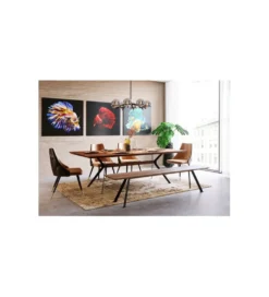 Stół DOWNTOWN 220 x 100 cm drewno dębu