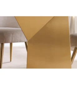 Stół EXTRAVAGANCIA 200 cm blat z białego marmuru