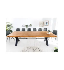 Stół FACTORY 300 cm drewno sosna brąz