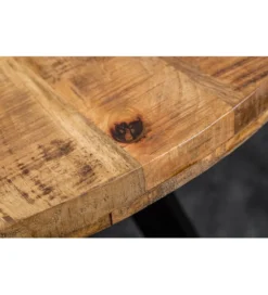 Stół Factory Iron Craft 120 cm drewno Mango