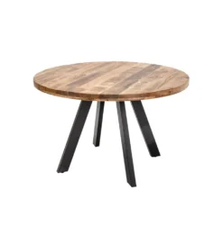 Stół Factory Iron Craft 120 cm drewno Mango