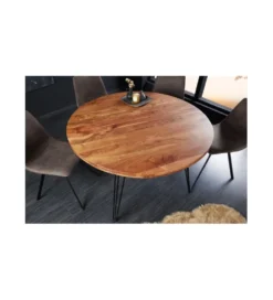 Stół GEDREZ 120 cm drewno akacja