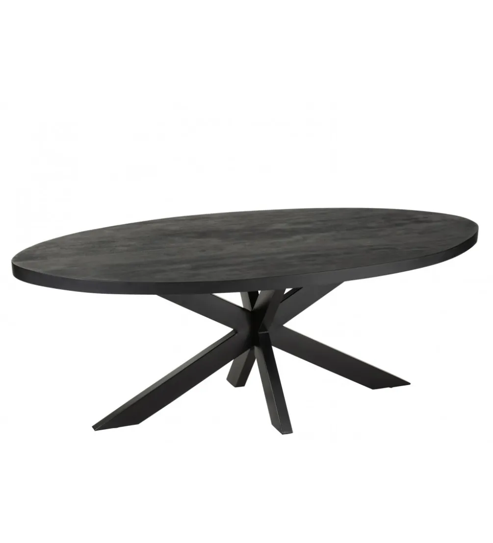 Stół GERARD 210 cm drewno mango czarny