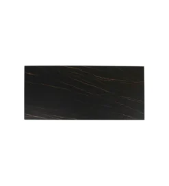 Stół GLORIA 180 x 90 cm ceramiczny blat czarny