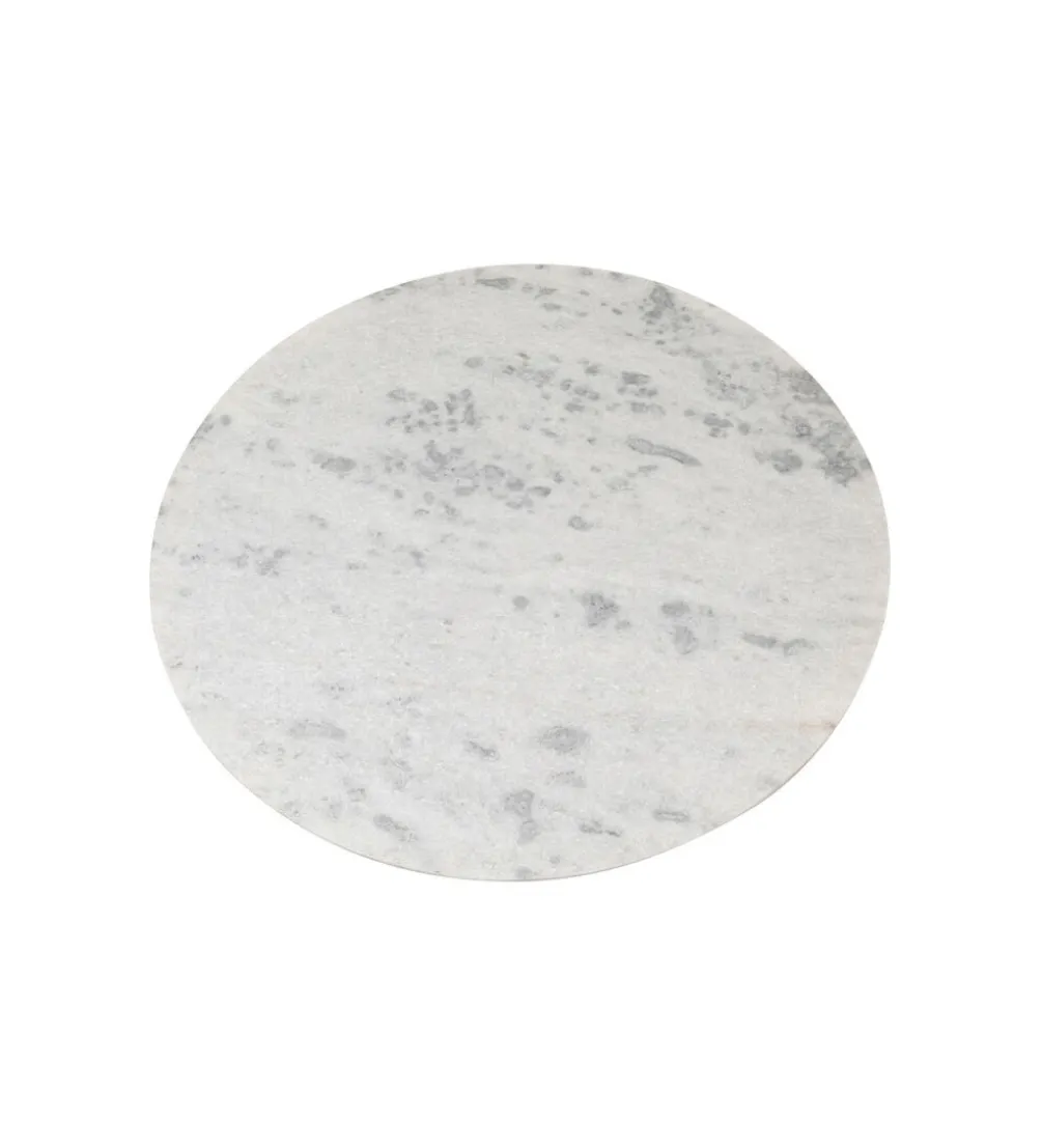 Stół GRACE 115 cm drewno mango marmur