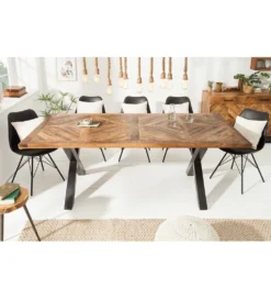 Stół GRANDE Infinity Home 160 cm drewno Mango