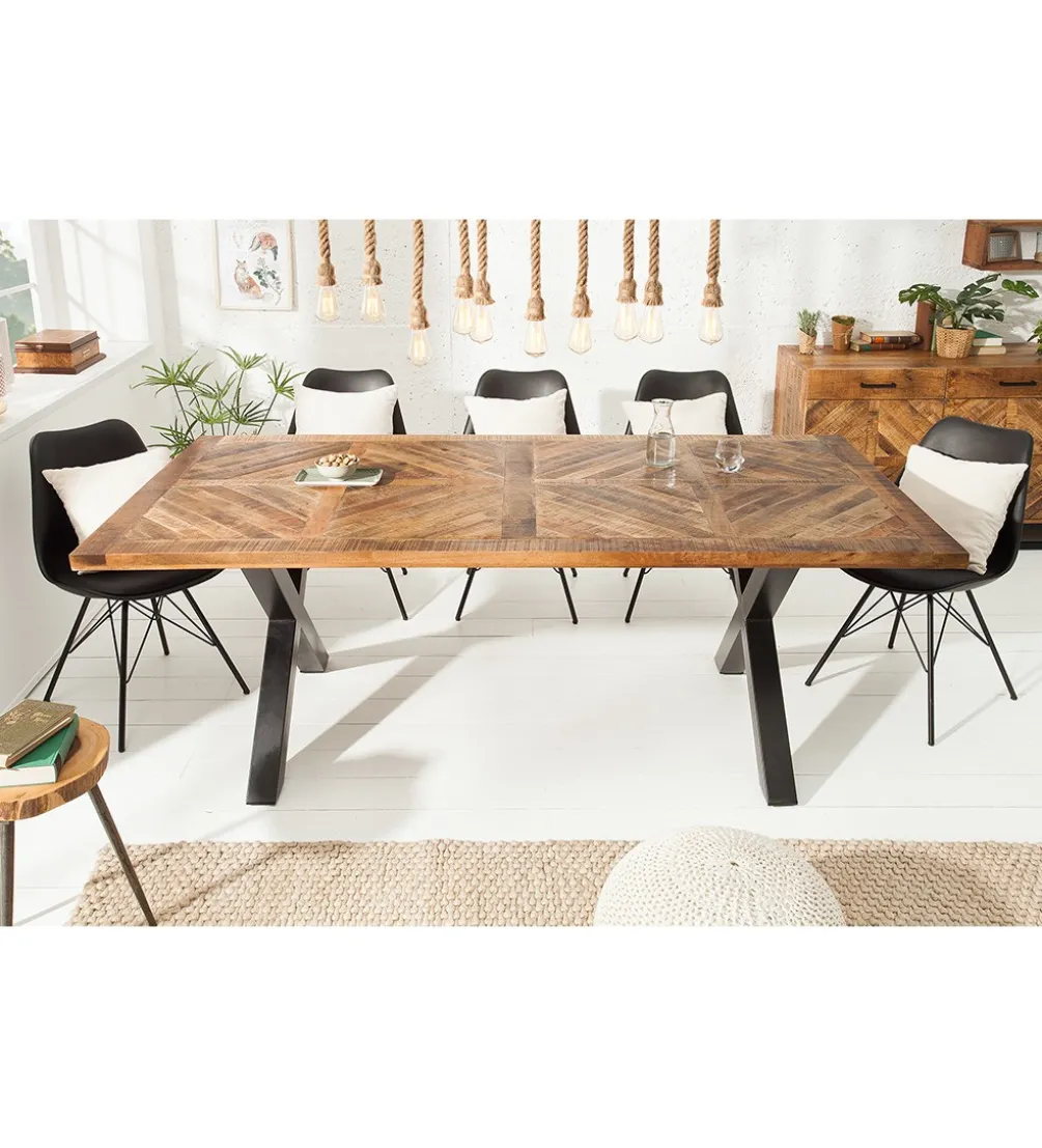 Stół GRANDE Infinity Home 160 cm drewno Mango