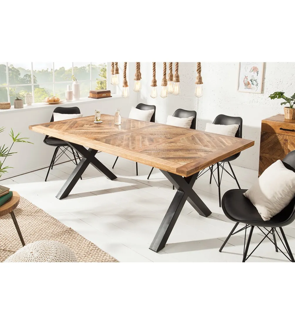 Stół GRANDE Infinity Home 160 cm drewno Mango