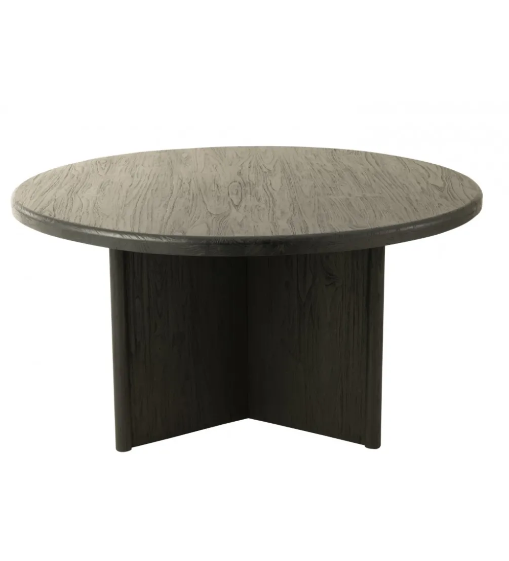 Stół HERAS 150 cm drewno teak czarny