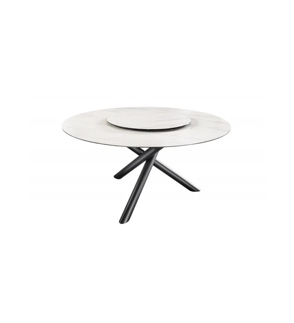 Stół IDAHO 150 cm ceramika w optyce białego marmuru