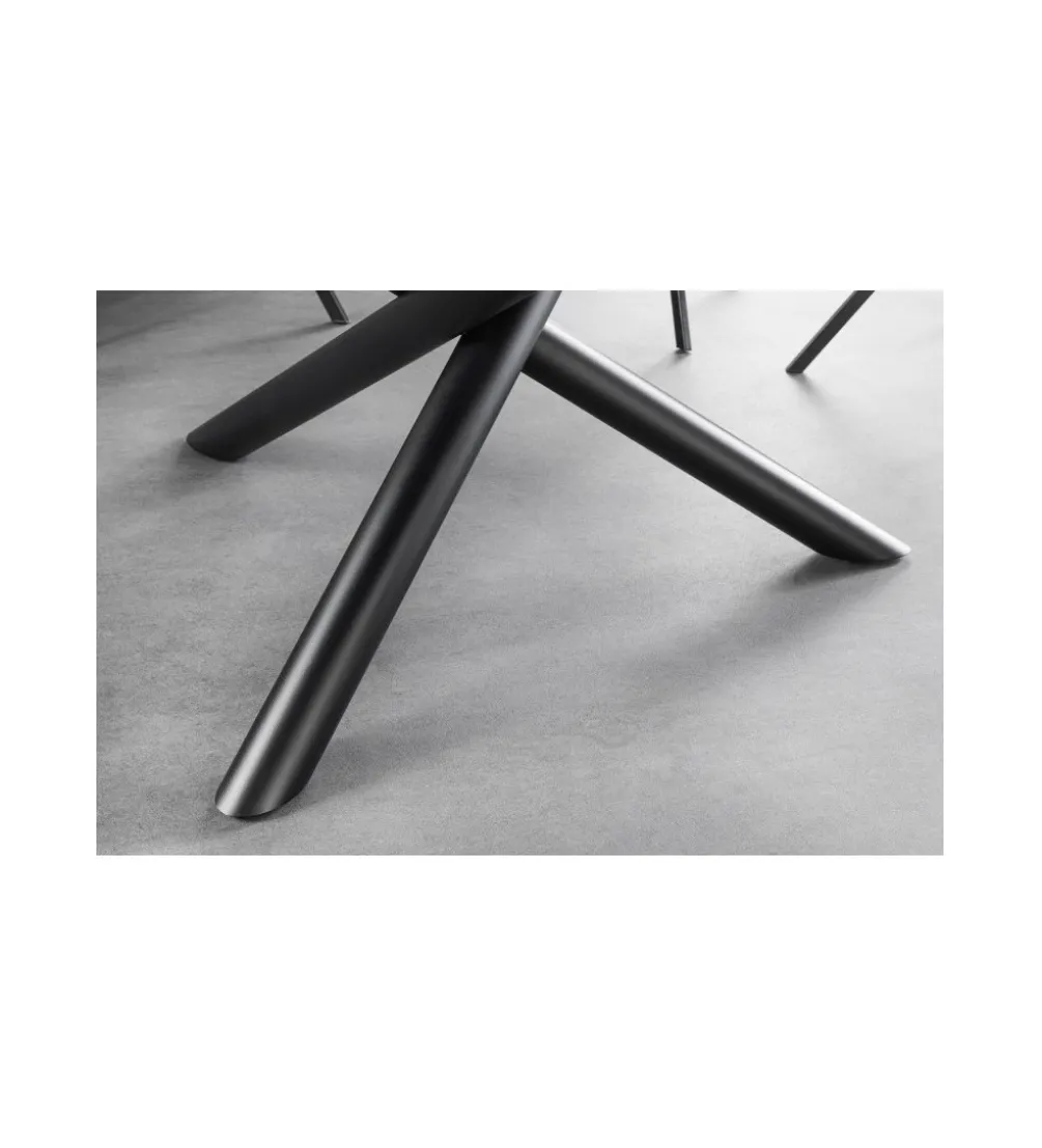 Stół IDAHO 150 cm ceramika w optyce białego marmuru