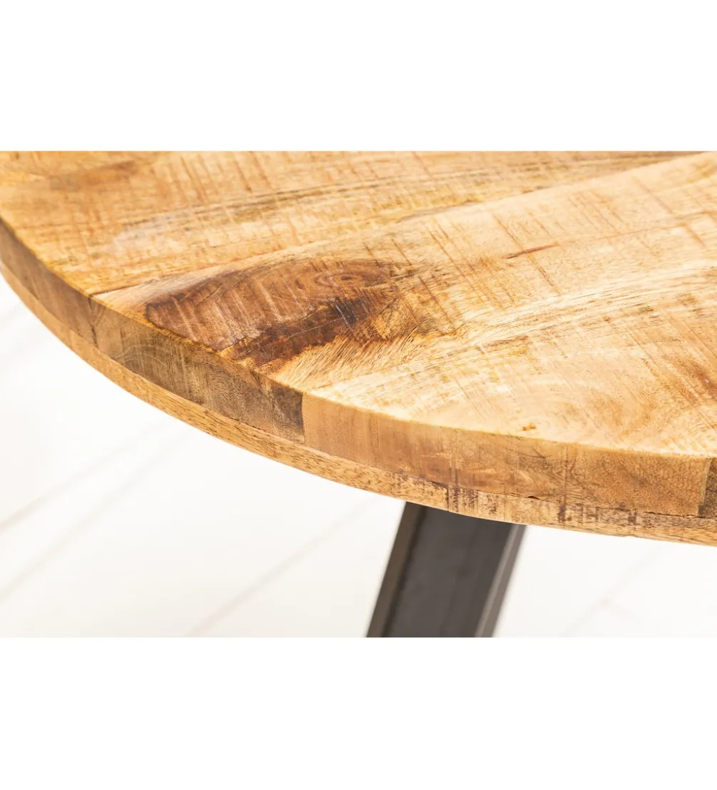 Stół Iron Craft 80 cm drewno Mango