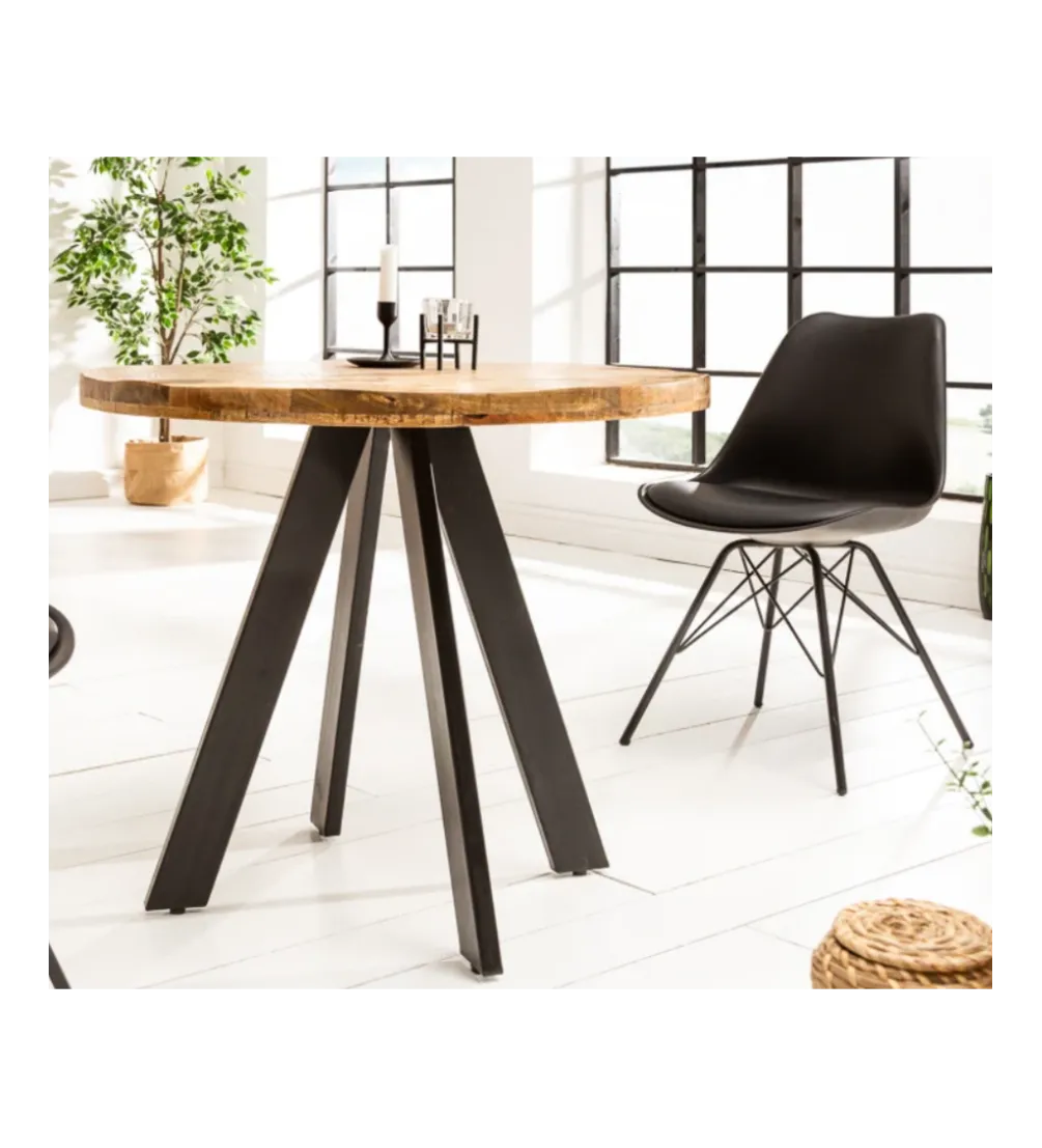 Stół Iron Craft 80 cm drewno Mango