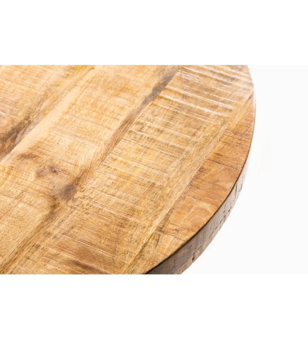 Stół Iron Craft 80 cm drewno Mango