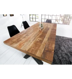 Stół Iron Craft X 200 Cm Drewno Mango
