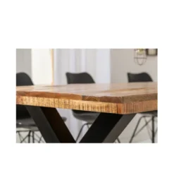 Stół Iron Craft X II 240 cm drewno Mango