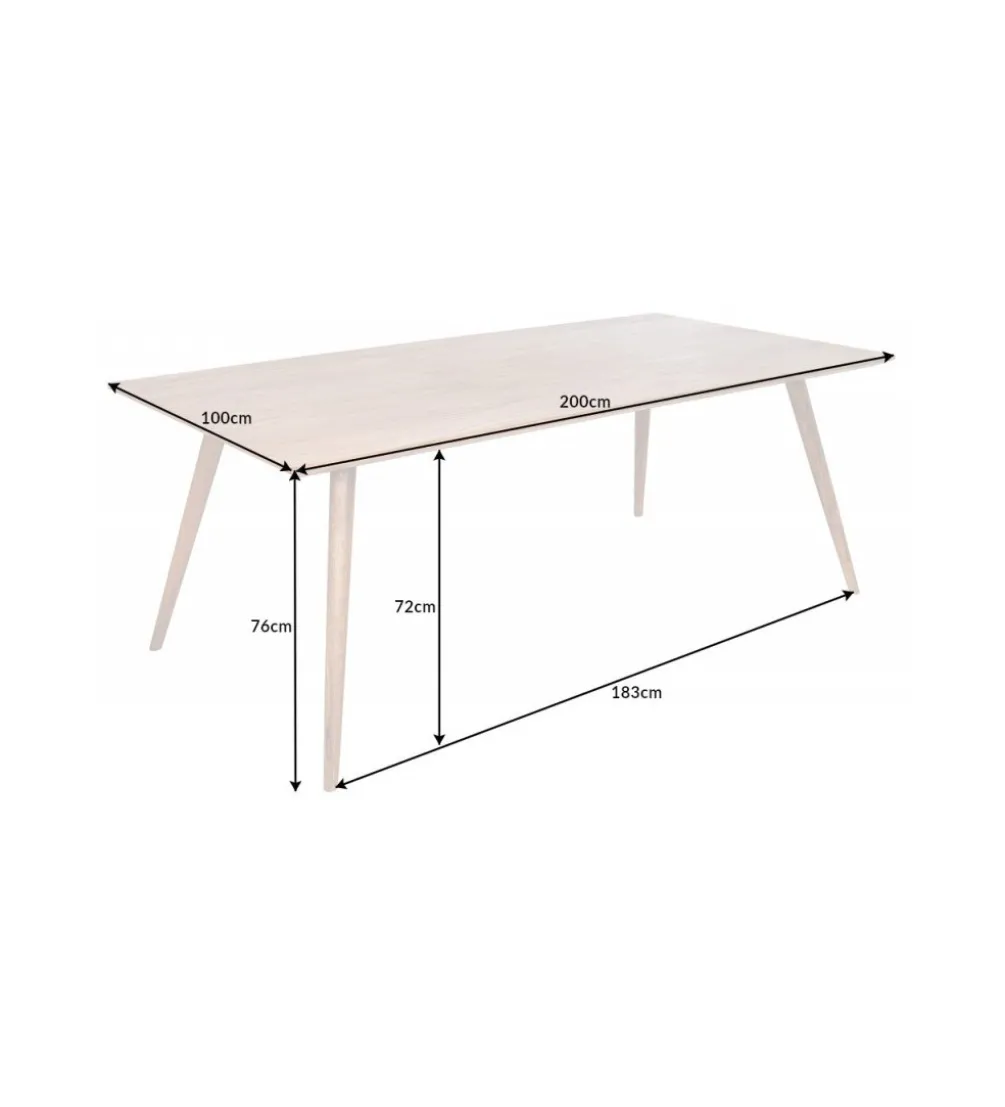 Stół Komodo 200 cm drewno Sheesham