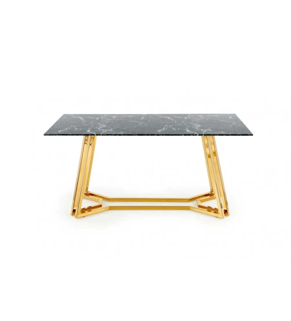 Stół KONAMI 160 cm w optyce czarnego marmuru