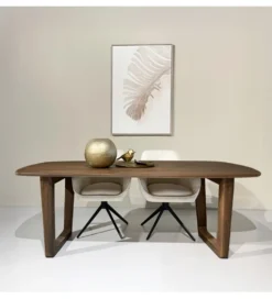 Stół KORTE 200 cm drewno mango brąz