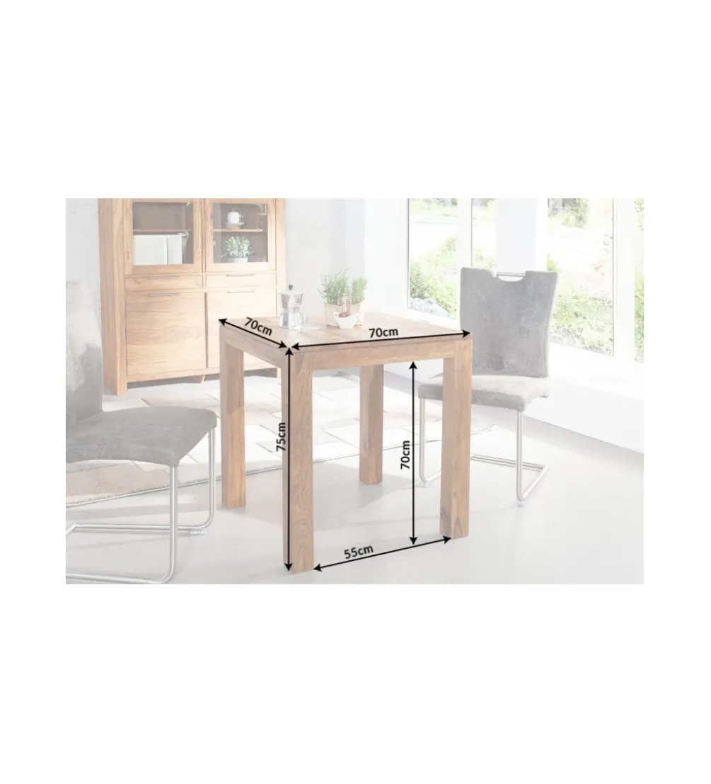 Stół Lagos 70 cm drewno Sheesham