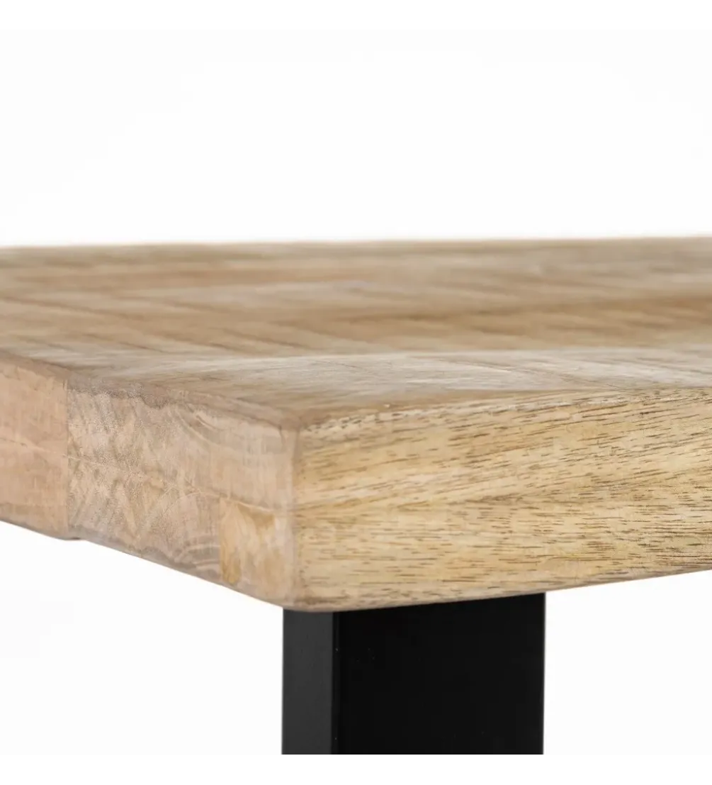Stół LEGTRY 160 cm drewno mango naturalny