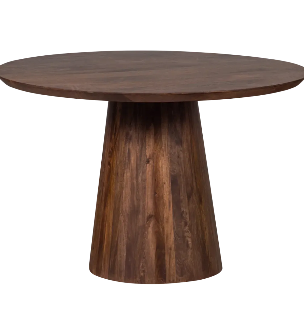 Stół LIMIT 130 cm drewno mango odcień orzecha