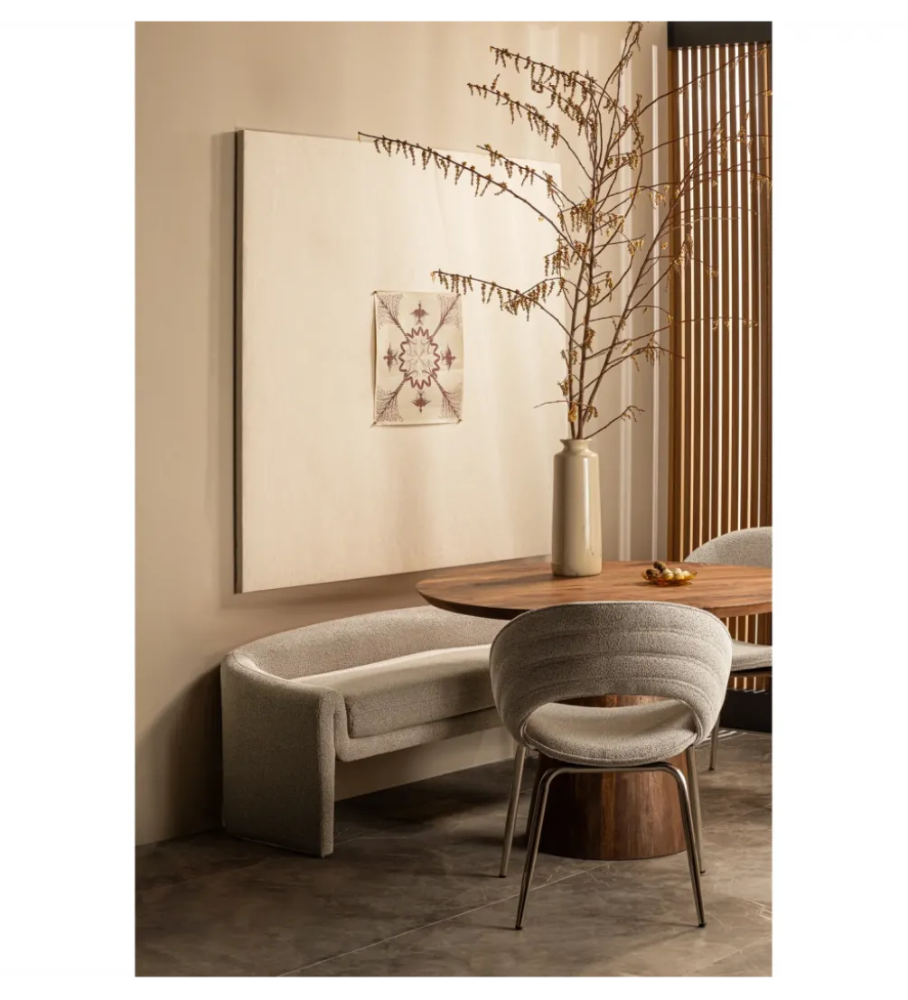 Stół LIMIT 130 cm drewno mango odcień orzecha