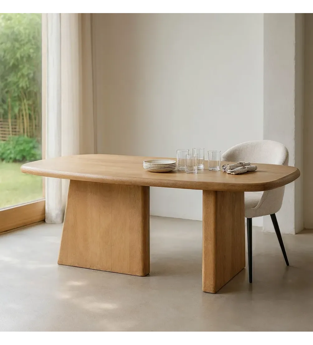 Stół Macarella 180 cm drewno mango naturalny