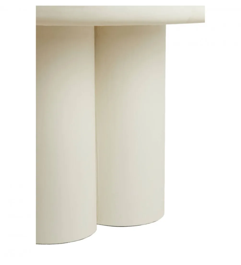 Stół MIZUHO 130 cm kremowy