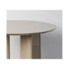 Stół MYKA 120 cm szklany taupe