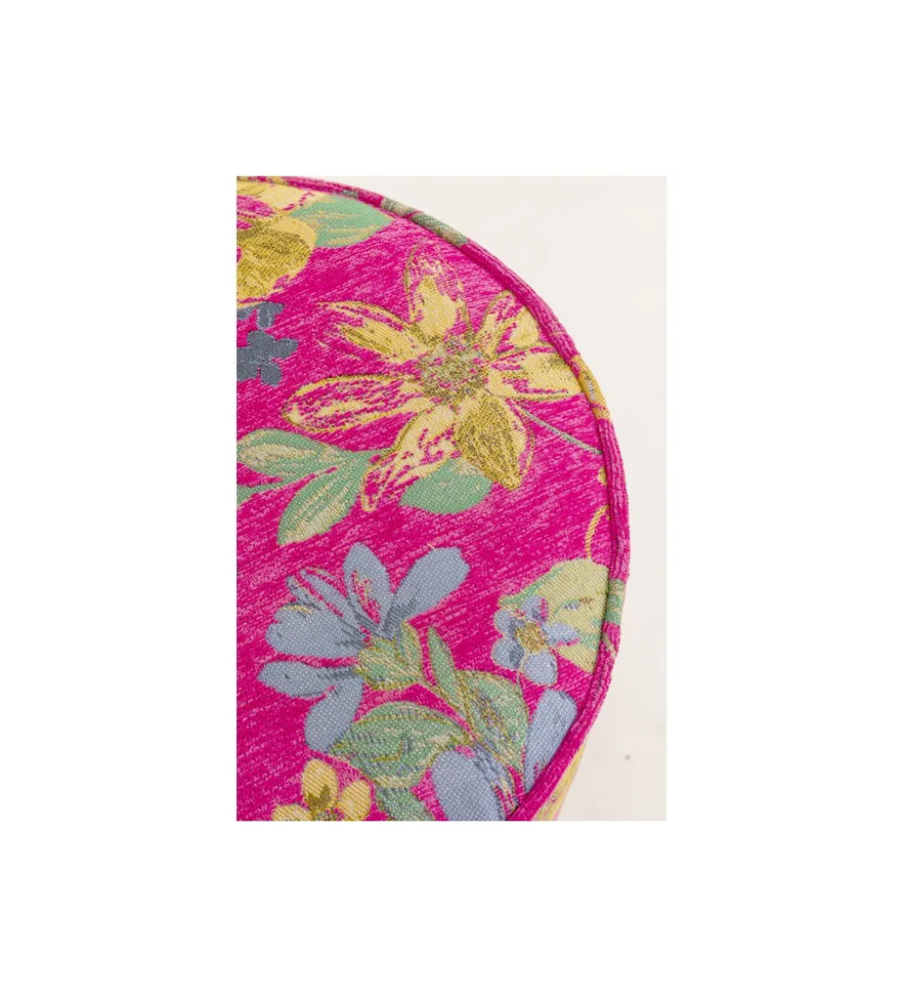 Stołek FLOWER 39 cm różowy