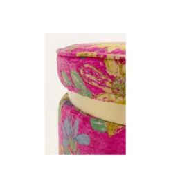 Stołek FLOWER 39 cm różowy