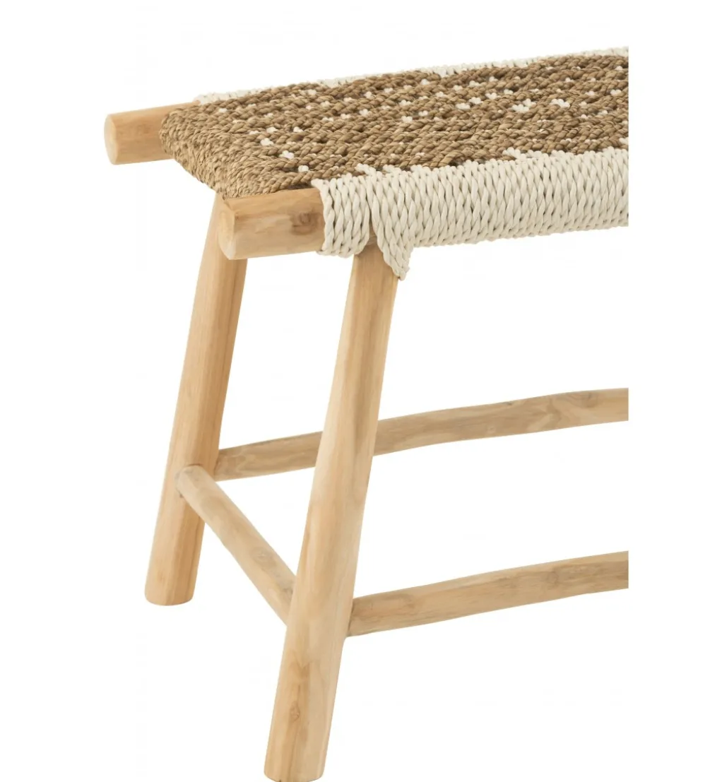 Stołek WAVERLY 60 cm drewno teak