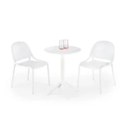 Stół ogrodowy CALVO 72 cm biały