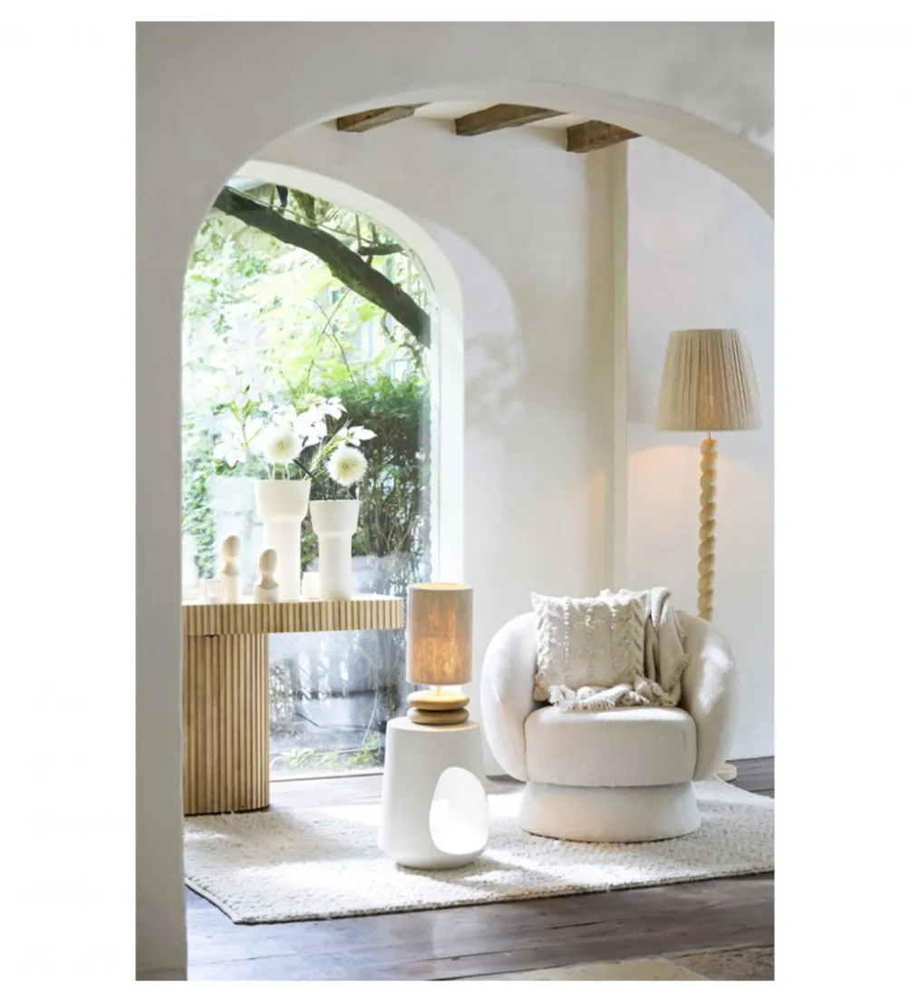 Stojak do lampy NANNO 138 cm drewno mango naturalny