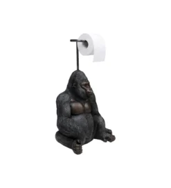 Stojak na papier toaletowy GORYL 51 cm czarny