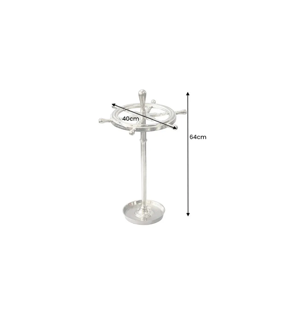 Stojak na parasole SEVEN SEAS 65 cm srebrny