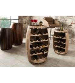 Stojak na wino Chateau 80 cm drewno jodła
