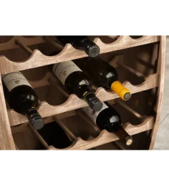 Stojak na wino Chateau 80 cm drewno jodła