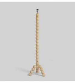 Stojak do lampy VEGLIO 130 cm drewno mango naturalny