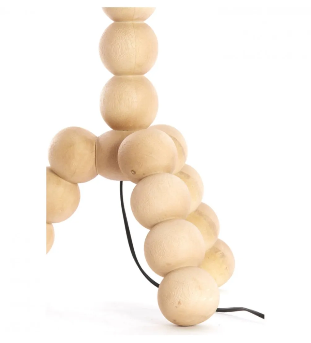 Stojak do lampy VEGLIO 130 cm drewno mango naturalny